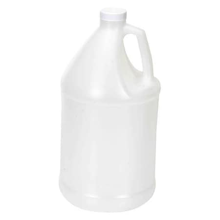 Jug, 3.79 L Capacity - mL, 1 gal Capacity - oz, Screw On Closure, HDPE, Blow Molded Handle, White MPN:3UDG3