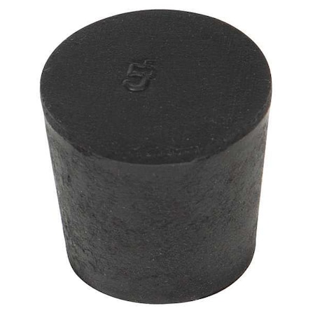 Stopper, 25 mm H, SBR Rubber, Black, PK30 MPN:4-004