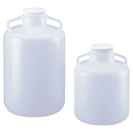 Carboy, Wide Mouth, 2.64 gal., LDPE (Formerly Lab Safety Supply) MPN:49H030