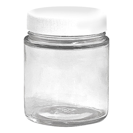 Bottle, Wide Mouth, 86mm H, 4 oz., PK24 (Formerly Lab Safety Supply) MPN:52KA06