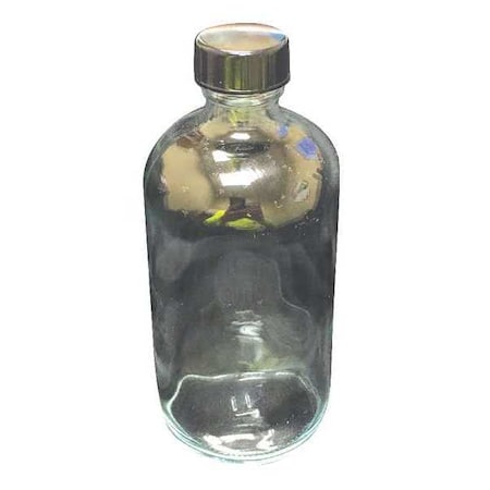 Safety Coated Bottle, 168mm H, 16 oz., PK12 (Formerly Lab Safety Supply) MPN:52KA53