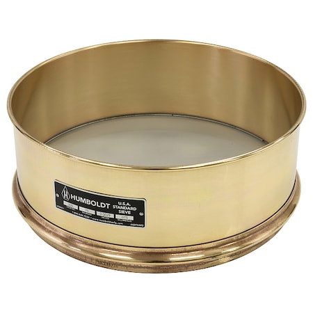 Wet Washing Sieve, 12 In, No 200, 4 In Deep MPN:5JCJ9