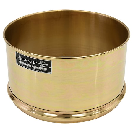 Wet Washing Sieve, 12 In, No 200, 6 In Deep MPN:5JCK2