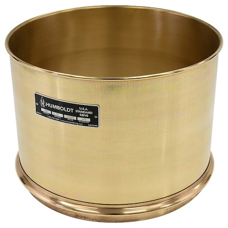 Wet Washing Sieve, 12 In, No 200, 8 In Deep MPN:5JCK4