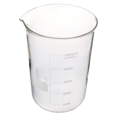 Beaker, Low Form, Glass, 5000mL MPN:5YHA0
