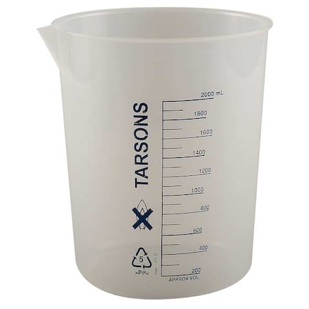 Beaker, 2000mL, Polypropylene MPN:6FAE8
