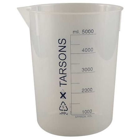 Beaker, 5000mL, Polypropylene MPN:6FAE9