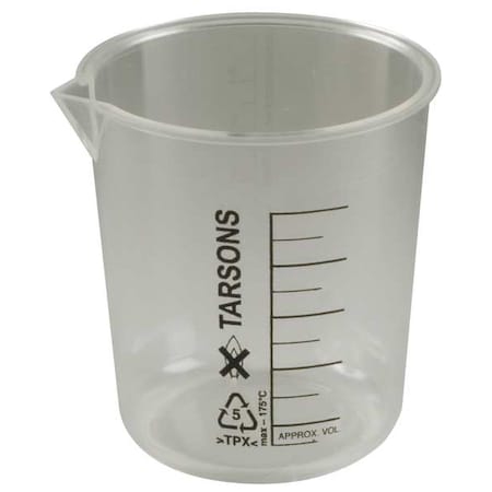 Beaker, 100mL, Polymethylpentene, PK12 (Formerly Lab Safety Supply) MPN:6FAF0