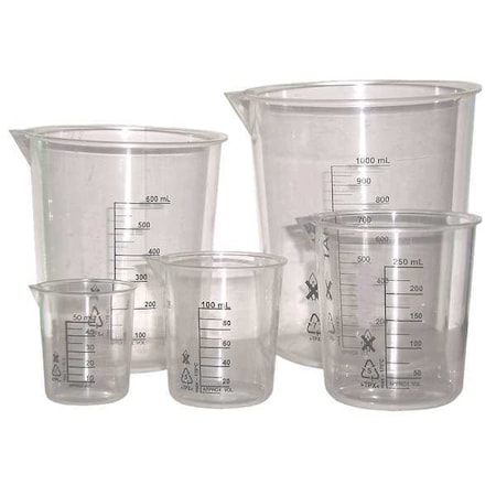 Beaker Starter Kit, Polymethylpentene (Formerly Lab Safety Supply) MPN:6FAF6
