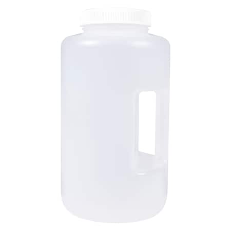 Bottle, 4000mL, 128 Oz, Wide Mouth (Formerly Lab Safety Supply) MPN:6FAP8