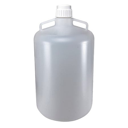 Carboy, 50 L Capacity - mL, 13.2 gal Capacity - oz, Screw On Closure, Polypropylene, Clear MPN:7200050