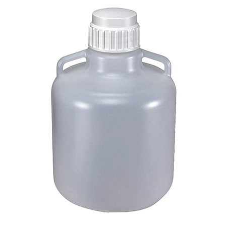 Carboy, 10 L Capacity - mL, 2.64 gal Capacity - oz, Screw On Closure, LDPE, Clear, 0.31 in H MPN:7250010