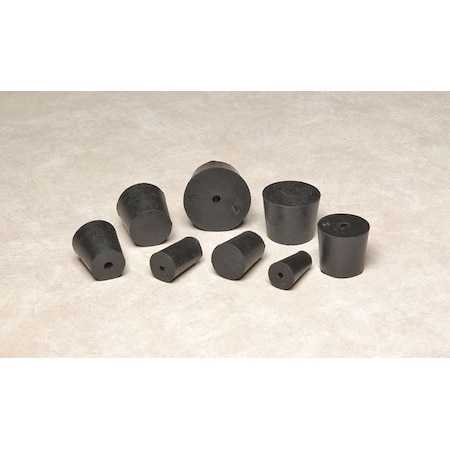 Stopper, 25 mm H, Natural Rubber, PK52 MPN:8TP92