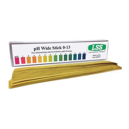 pH Wide Sticks, 9x1, PK25 MPN:8ZDP7