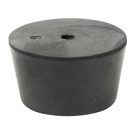 Stopper, 25 mm H, SBR Rubber, Black, PK10 MPN:9-1H