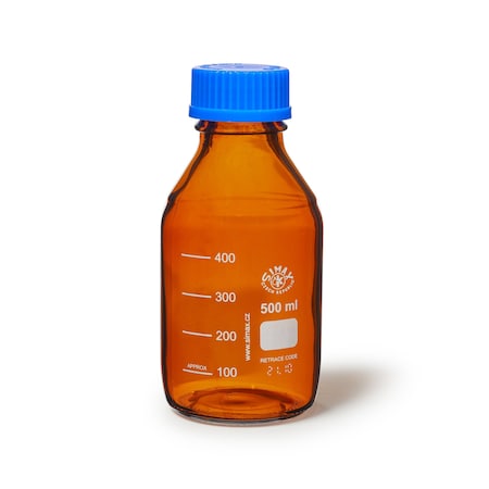 Media Bottle, Boro Glass, 182mm H, PK10 MPN:BMA0500