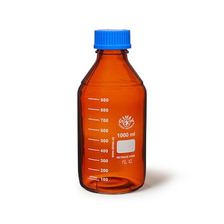 Media Bottle, Boro Glass, 203mm H, PK10 MPN:BMA1000