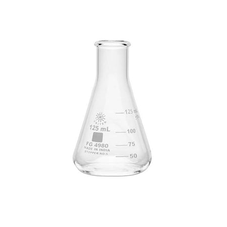 Erlenmeyer Flask, 125 mL, Conical, PK12 MPN:FG4980-125