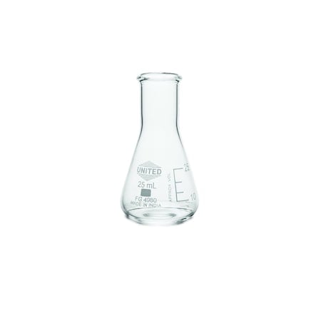 Erlenmeyer Flask, 25 mL, Conical, PK12 MPN:FG4980-25