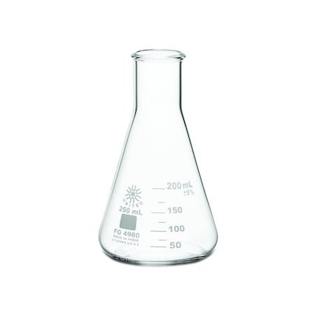 Erlenmeyer Flask, 250 mL, Conical, PK12 MPN:FG4980-250