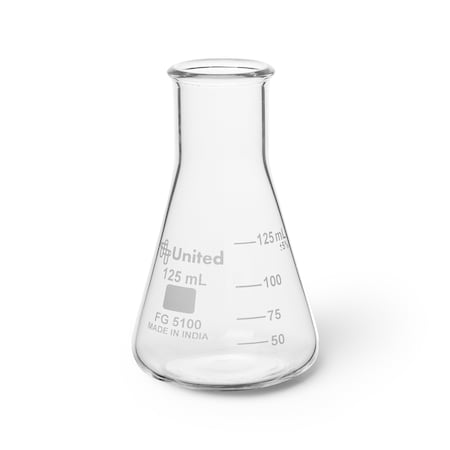 Erlenmeyer Flask, 125 mL, 117 mm H, PK12 MPN:FG5100-125