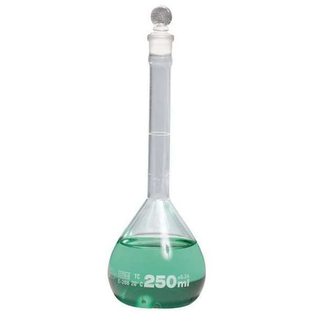 VolumetricFlask, w/Stopper, 250 mL, PK12 MPN:FG5641-250