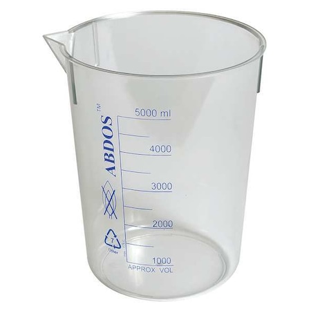 Beaker, Polymethylpentene, Tall Form, 50 mL / 1.69 fl oz Capacity, Not Rated 12 PK MPN:P50701