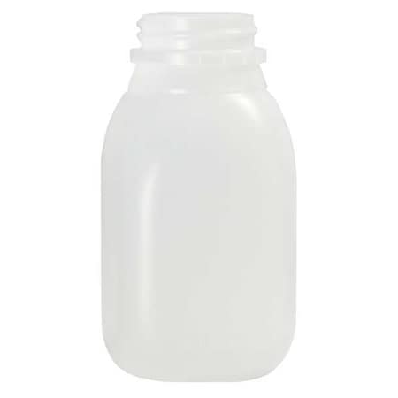 Jug, 240 mL Capacity - mL, 8 fl oz Capacity - oz, Screw On Closure, HDPE, No Handle Handle, White MPN:PLA-06816