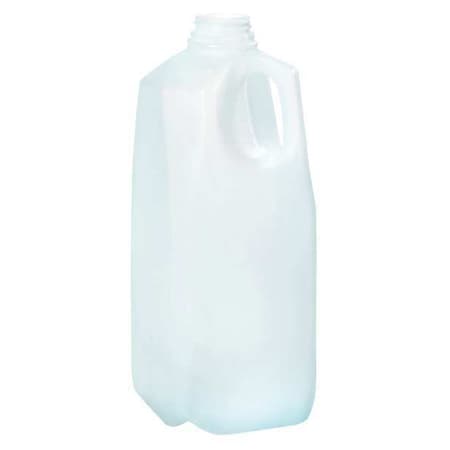 Jug, 1.92 L Capacity - mL, 64 fl oz Capacity - oz, Screw On Closure, HDPE, No Handle Handle, White MPN:PLA-07608