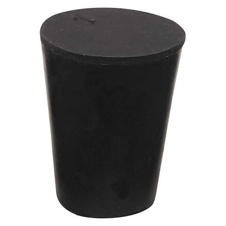 Stopper, 24mm, Black, PK52, Material of Construction: Natural Rubber MPN:RST1-S