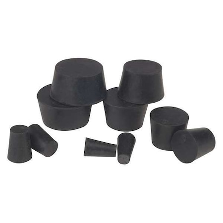 Stopper Assortment, Black, Natural Rubber MPN:RSTPK2-2LB
