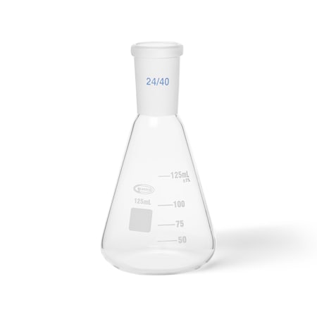 Erlenmeyer Flask, 125 mL, Conical, PK2 MPN:UNJTERFL125