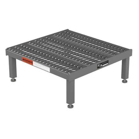 Work Platform, 9 in to 14 in H, 24 in W, 24 in D, Steel, 500 lb Load Capacity MPN:AHW-H-2424