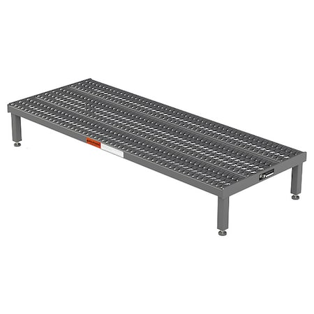 Work Platform, 9 in to 14 in H, 24 in W, 60 in D, Steel, 500 lb Load Capacity MPN:AHW-H-2460