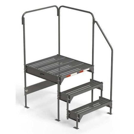 Work Platform, 18 in to 33 in H, 36 in W, 39 in D, Steel, 500 lb Load Capacity MPN:CW7-33-3-3