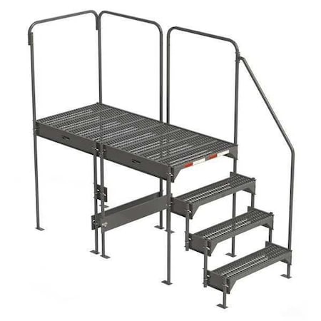 Work Platform, 45 in H, 36 in W, 77 in D, Steel, 500 lb Load Capacity MPN:CW7-45-4-6
