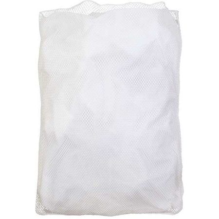 Open Top, Light Weight Mesh Polyester, Laundry Bag, White MPN:GG245565