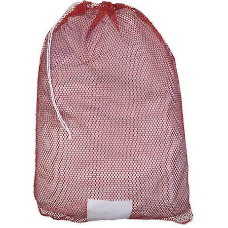 Drawstring, Polyester, Laundry Bag, Red MPN:GP245157