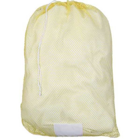 Drawstring, Polyester, Laundry Bag, Yellow MPN:GP245167