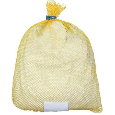 Rubber Closure, Polyester, Laundry Bag, Yellow MPN:ID245167