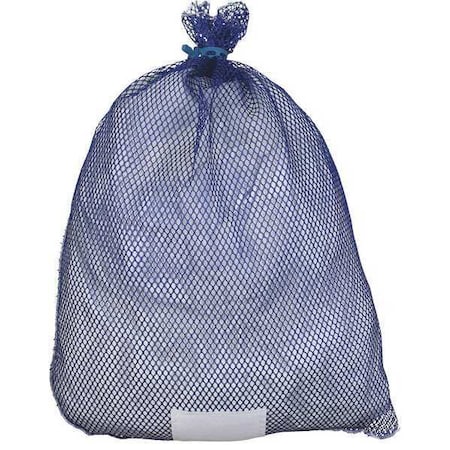 Rubber Closure, Polyester, Laundry Bag, Blue MPN:MI245511