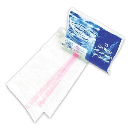 Self Adhesive Strip, Polyvinyl Alcohol, Water Soluble Laundry Bag, Green MPN:WSB3639