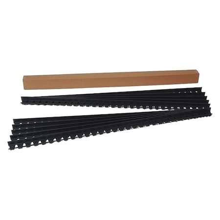 Paver Edging, 60 ft., Black, Plastic MPN:1262-60C