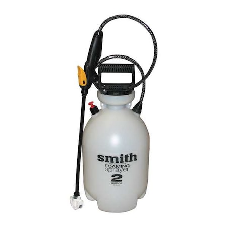 2 gal Handheld Sprayer, Poly, 36 in L Hose, 15 in L Wand, Foaming Nozzle Spray Pattern, 45 psi Max MPN:190389