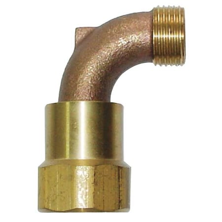 Hose Swivel, 3/4 In MHT x 1 In FPT, Brass MPN:4NDP4