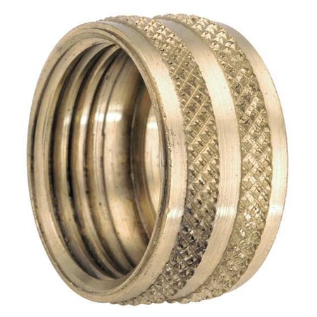 Garden Hose Repair Fitting, Brass 3/4