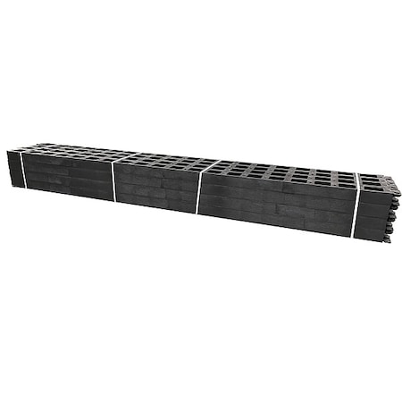 Paver/Landscape Edging, 80 In, Black, PK32 MPN:BAR6732
