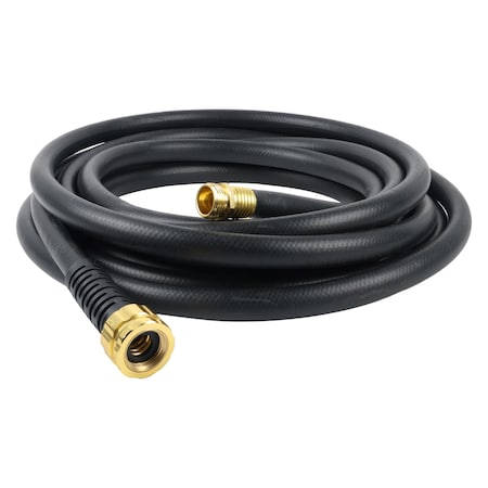 5/8 in ID x 25 ft L MAXLite Water Hose, Rubber Tube, Black, Aluminum x Aluminum Fitting MPN:CELSGC58025