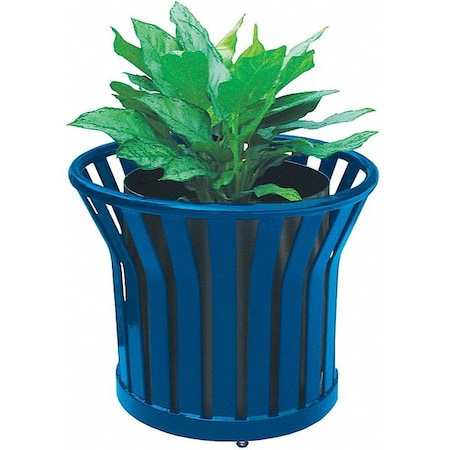 Round Planter, 25 1/2 in H, Blue MPN:PL2424 BLUE