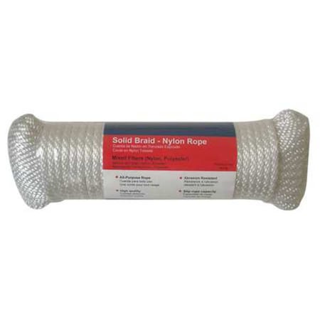 Rope, Nylon, Braided, 5/16 In. dia., 100ft L MPN:12U276